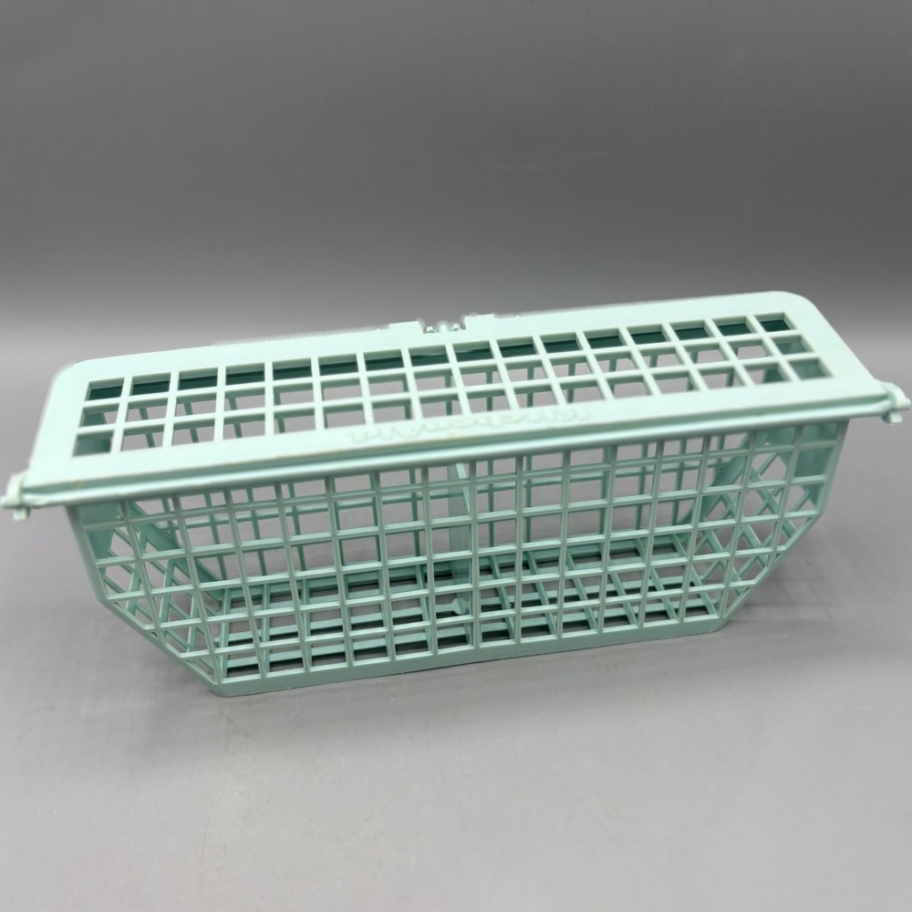 Vtg KitchenAid Dishwasher Silverware Basket Small Utensil Aqua Green Replacement